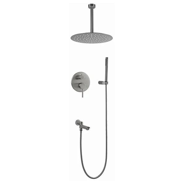 Душевая система встраиваемая FILARETE Roun FL1022NK, никель