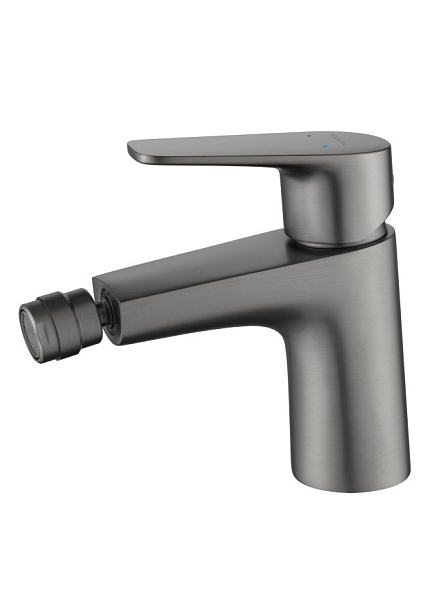 AQ1118BGM БЕТТА смеситель для биде, шлиф. черный хром