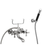 Смеситель для ванны и душа Cisal Chérie, Chrome/Night Black (CX0001206T)