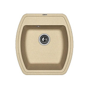 Мойка кухонная иск. камень Флорентина "Нире-480" 480х510 бежевый FG (20.190.B0480.104)