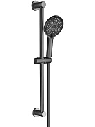 AQ2022BGM ЛУГАНО душевой гарнитур 3jet 65 см, оружейная сталь