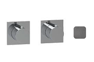Смеситель для душа Almar Water Control Modular, на 2/3 потребителя, Gun Metal Brushed PVD (E180182.GM)