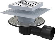 Сливной трап SN501 105х105/50 - stainless