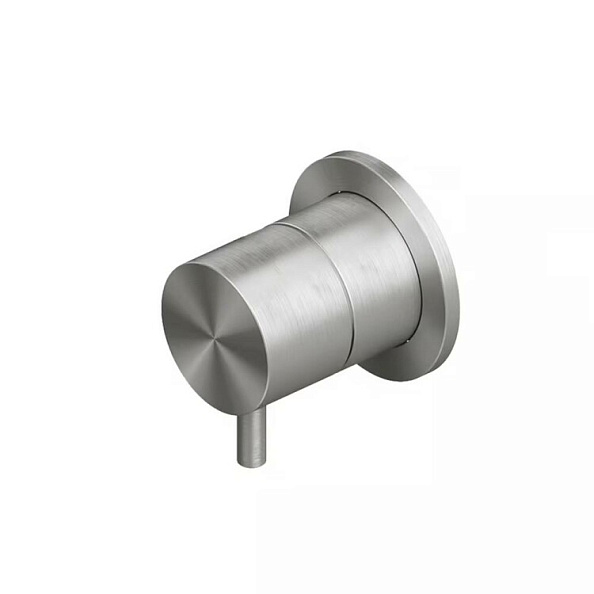 Вентиль Quadro design Source/Ottavo, переключающий (дивертор), на 2 выхода, 1/2", сталь брашированная (13 44.00 AS)