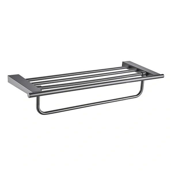 Полка для полотенец Shevanik SG5708T, оружейная сталь