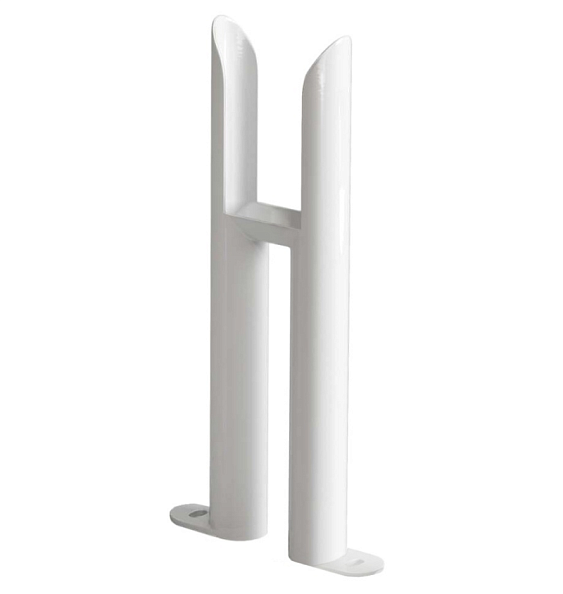 Kohr Комплект напольных кронштейнов FB-20 для двухтрубчатых радиаторов белый (2 шт)