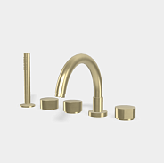 Смеситель для ванны и душа Fima Carlo Frattini So, брашированный шампань (F3174HS)