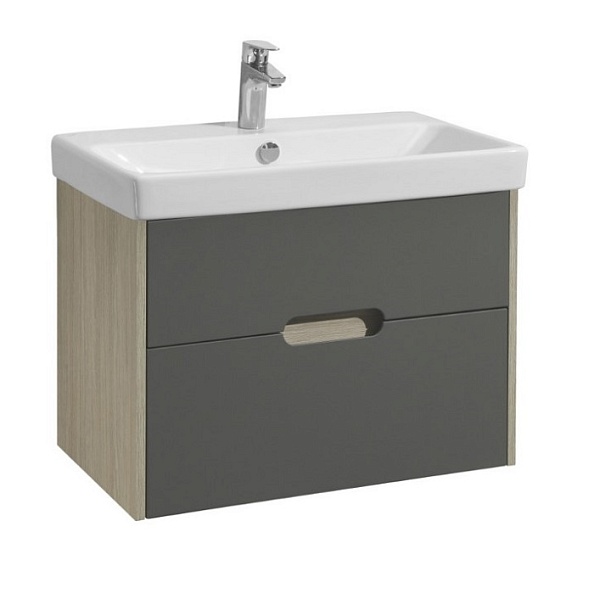 1A2543K0OLUG0 Набор Aquaton: 1A254301OLUG0 Тумба-умывальник Оливия 70 Дуб Ойстер/ 1WH501628 Раковина Адриана 70