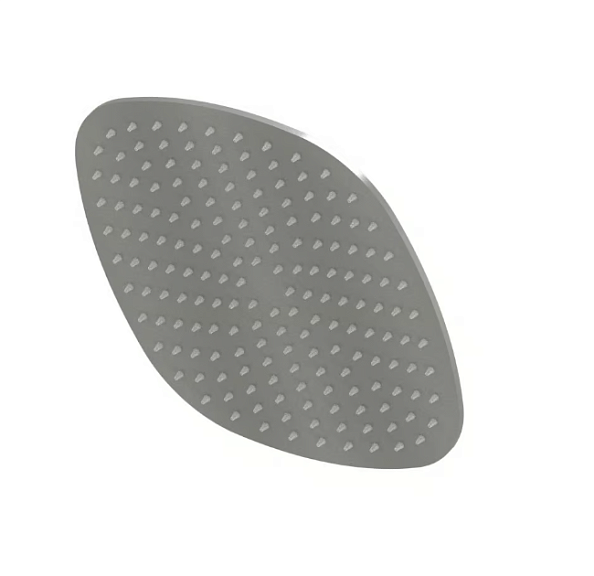 Верхний душ Quadro design 250х250, сталь брашированная (SF022 AS)