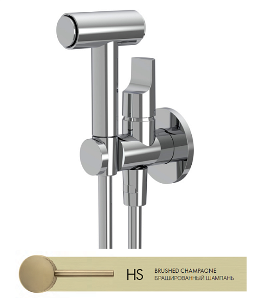 Гигиенический душ Fima Carlo Frattini Collettivita' брашированный шампань (F2320/4HS)