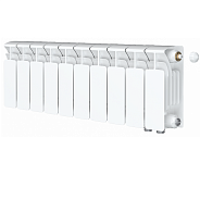 Биметаллический радиатор Rifar Base Ventil 200, 10 секций, с нижним правым подключением