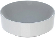 500.768.01.2 Geberit VariForm Раковина с установкой на столешницу круглой формы, D=40 см, без отв. под смеситель, без отв. перелива