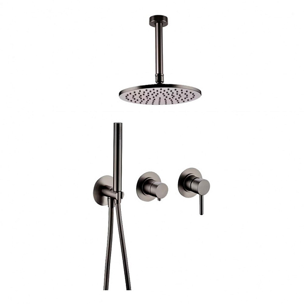 Душевая система встраиваемая FILARETE FL1032BG, графит