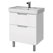 Тумба под раковину подвесная/напольная Dreja Q Plus 60 см, белый
