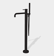 Смеситель для ванны Fima Carlo Frattini Spillo Up, черный матовый (F3034/6NNS)