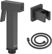 AQ2053MB гигиенический ручной душ со шлангом 120 см и держателем, матовый черный