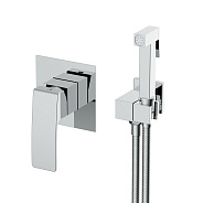 Смеситель Raglo R01.53 с гигиеническим душем встраиваемый , хром