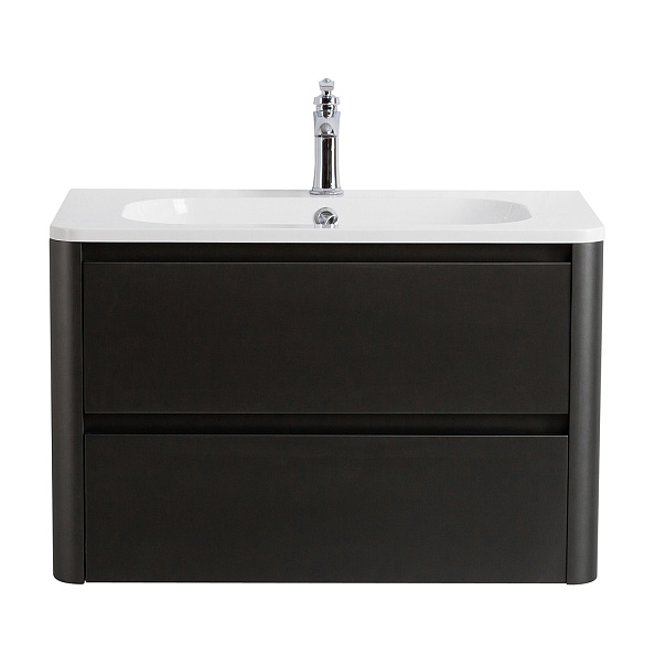 База под раковину подвесная Cezares Relax 796х477х500, Оружейная сталь (RELAX-800-2C-SO-GM)