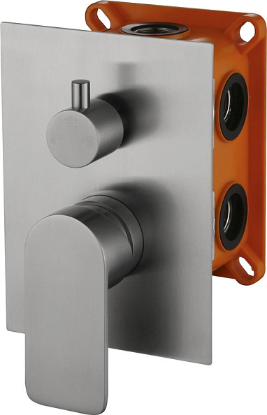 Встраиваемый смеситель для душа BelBagno Nova, сатин (NOV-SDMC-IN)