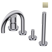 Смеситель для ванны и душа Ritmonio Diametro35 S, Brushed champagne PVD (PR52EG202F46)