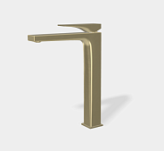 Смеситель для раковины Fima Carlo Frattini Zeta, шампань брашированная (F3961/HNHS.1)