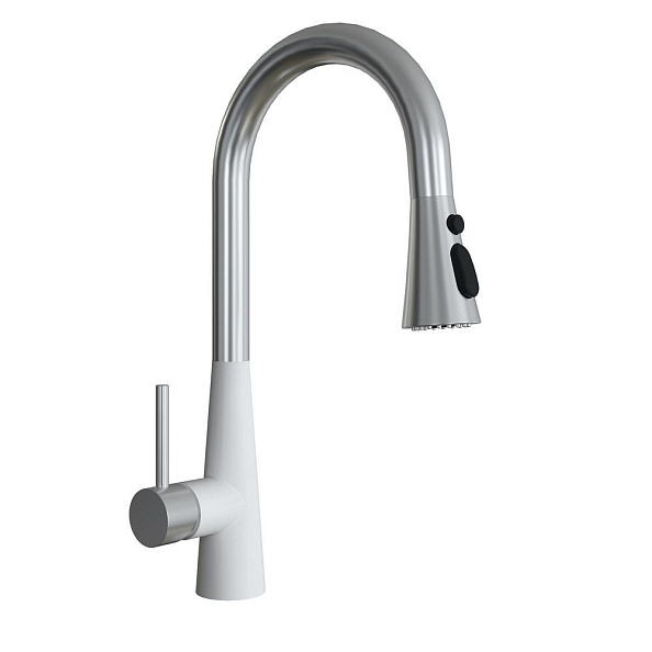 Смеситель для кухни с выдвижным изливом Florentina ВИТА 313.29Н.1223.201, жасмин