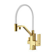 Смеситель Raglo R85.62.03 для кухни с подключением к фильтру съёмный гибкий излив  с магнитным фикса