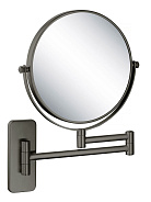 AQ4910BGM зеркало косметическое настенное 3х, оружейная сталь