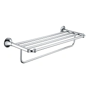 Полка для полотенец Rose RG1208, хром