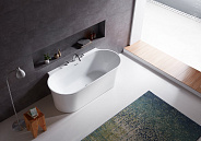 Акриловая ванна BelBagno 170x80, белый (BB409-1700-800) отдельностоящая