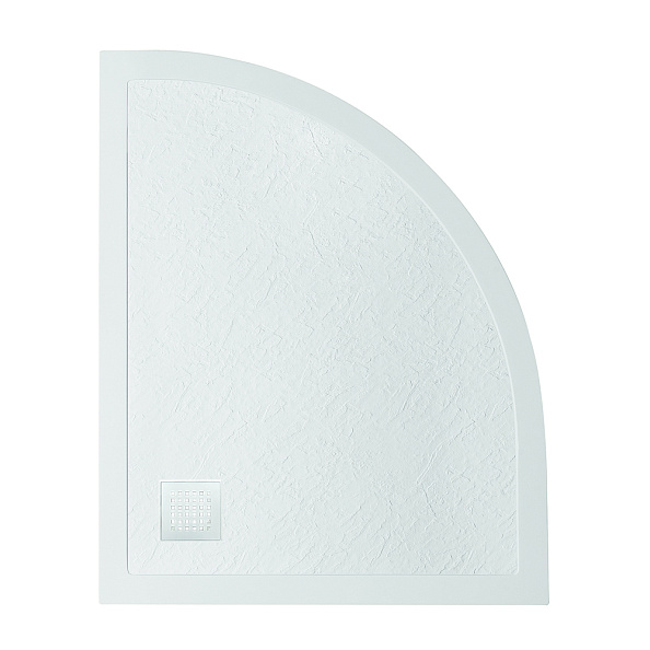 Душевой поддон из искусственного мрамора в комплекте с сифоном BelBagno Uno 1200х800 мм, белый (TRAY-MR-UNO-RH-120/80-550-35-W-L-BO)