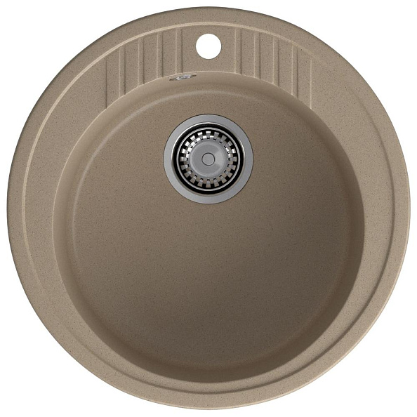 Кухонная мойка GranFest RONDO 520, песок