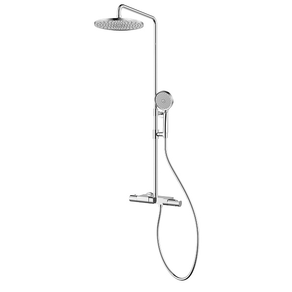 Душевая система Azario PIANO термостатический картридж, хром (AZ-678U87ZA8-1DA1K17A-JR3A50AC)