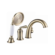 Смеситель на борт ванны Rose R0212Q, бронза