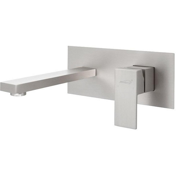 Смеситель для раковины встраиваемый Hansberge H688NK, никель