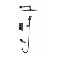 Душевая система встраиваемая Grocenberg GB5008BL, черный