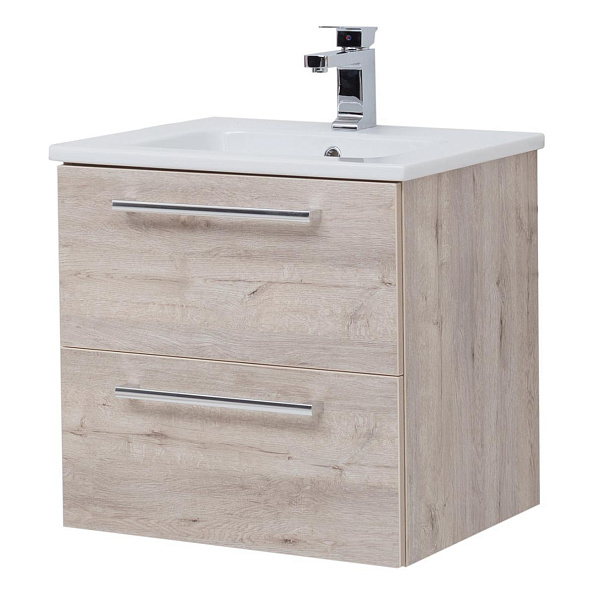 Тумба под раковину подвесная Dreja Gio 60 см, дуб кантри