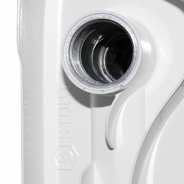 Радиатор алюминиевый Stout Vega 500 8 секций боковое подключение