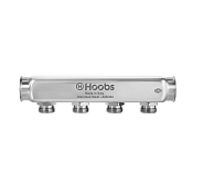 Коллектор Hoobs 1"х3/4" 8 выходов, из нержавеющей стали, без регулировки