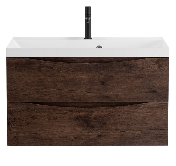 База под раковину подвесная BelBagno Marino 1000х500х450 мм, Rovere Moro (MARINO-1000-2C-SO-RW-P)