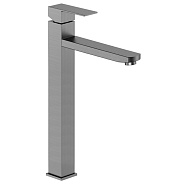 Смеситель для раковины высокий Frap F10802-29, оружейная сталь