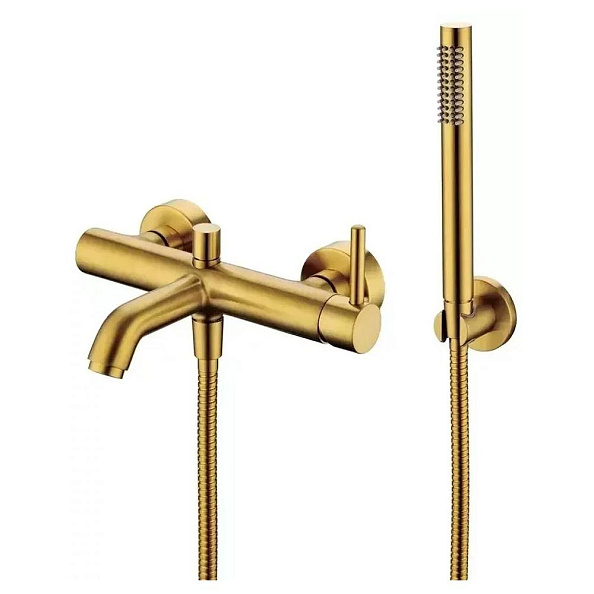 Смеситель для ванны Grocenberg GB8099GL, брашированное золото