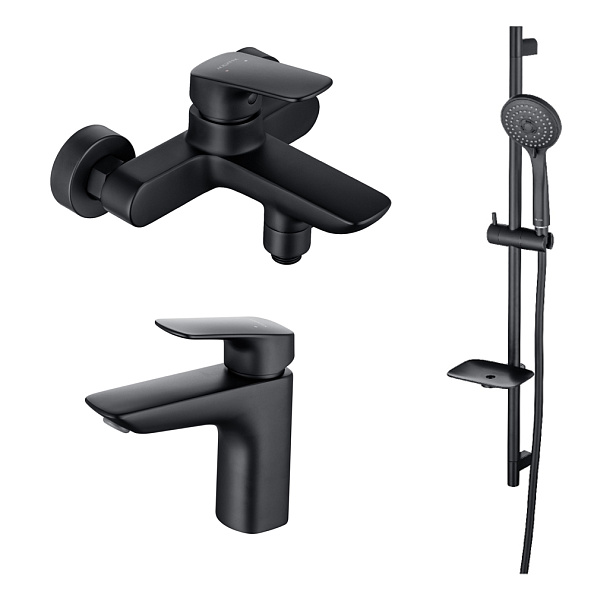 AQ1030MB ВЕГА Set 3 в 1 (AQ1010MB+AQ1040MB+AQ2011MB), матовый черный