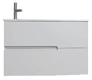 EB1888RU-G1C Jacob Delafon Nona Мебель с интегрированными ручками, глянцевый белый, 80 см, 2 ящика