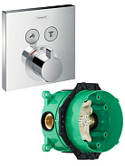 15763000S Set HG Select термостатический смеситель для душа (15763000+01800180)