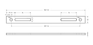 Комплект кронштейнов для крепления ног BelBagno белый (BB21-EAGLE-SUP)