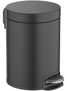 AQ4991MB корзина для мусора с педалью, 5л, матовый черный
