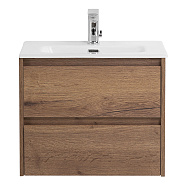 База под раковину подвесная BelBagno Kraft 39 700х500х390 мм, Rovere Tabacco (KRAFT 39-700/390-2C-SO-RT)