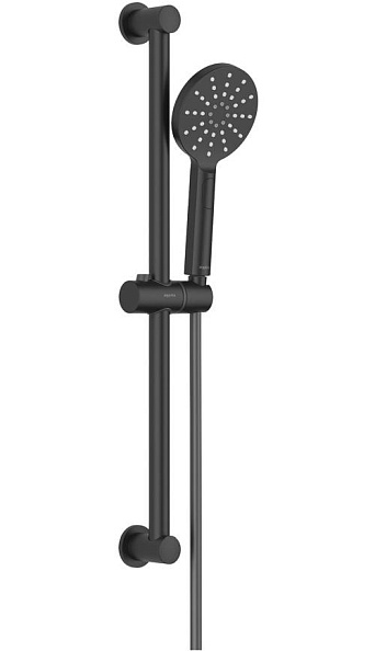 Душевой гарнитур AQUATEK ОБЕРОН, 3jet 65 см, матовый черный AQ2016MB