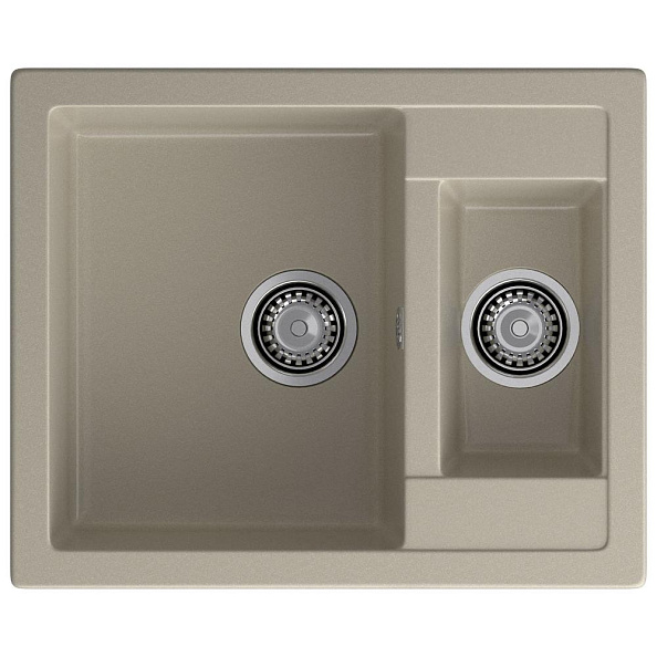 Кухонная мойка GranFest QUADRO 610K, топаз